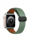Mey İthalat®   Watch 42mm KR414 Daks Deri Kordon - Koyu Yeşil