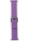 Mey İthalat®   Watch 42mm Magnus Mıknatıslı Silikon Kordon - Mor