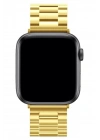 Mey İthalat®   Watch 42mm Metal Baklalı Kordon - Gold