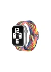 Mey İthalat®   Watch 42mm Star Kordon - Siyah-Kırmızı-Sarı