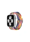 Mey İthalat®   Watch 42mm Star Kordon - Siyah-Kırmızı-Sarı