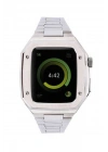 Mey İthalat®   Watch 44mm Metal Petek Kasalı Kordon - Gümüş