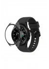 Mey İthalat®  Watch 5 Pro 45mm Wall Camlı Kasa Ekran Koruyucu - Siyah