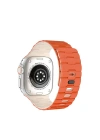 Mey İthalat®   Watch Ultra 49mm Wowen Kordon - Turuncu