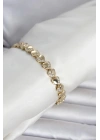 Mey İthalat® Xuping Kalp Model Gold Renk Kadın Bileklik