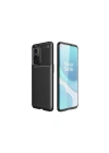 One Plus 9 Pro Kılıf Auto Focus Karbon Kapak - Siyah