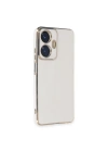 Realme C55 Kılıf Volet Silikon - Beyaz