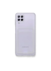 Samsung Galaxy A22 Kılıf Kart Şeffaf Silikon - Şeffaf
