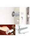 Silikon Duvar Koruyucu Kapı Stoperi GRİ (5468)