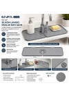SİLİKON LAVABO MUSLUK MATI 36CM (5468)