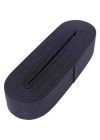 SİYAH - 4CM PAÇA LASTİK YASSI GENİŞ 10MT. (5468)