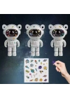 Stickerlı ,Kumandalı ASTRONOT Model Gece Lambası (5468)