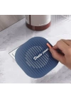 Süzgeçli Lavabo Gider Koruyucu Mat Gri (5468)