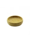 TEKLİ - MİNİ=8.5CM AHŞAP BAMBU ÇEREZLİK - LOKUMLUK KASE (5468)