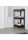ÜÇGEN - SİYAH PRATİK RAF ÜNİTESİ PLASTİK (5468)
