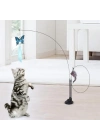 Vantuzlu Tüylü Zilli Olta Kedi Oyuncağı (5468)