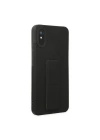 Xiaomi Redmi 9A Kılıf Mega Standlı Silikon - Siyah
