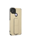 Xiaomi Redmi 9C Kılıf Mega Standlı Silikon - Gold