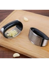 Yeni Sarımsak Ezici Paslanmaz Çelik Garlic Press (5468)