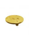 YUVARLAK 24.5CM 3 MİNİ TOP AYAKLI AHŞAP BAMBU SUNUM TEPSİSİ - MİNİ SOFRA (5468)