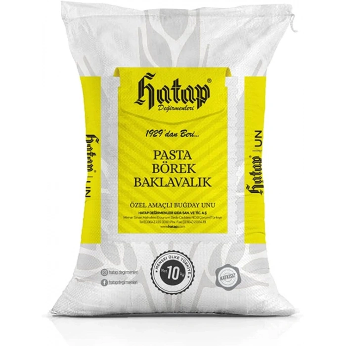 Hatap Un 10 Kg Pasta Börek Ve Baklavalık Un