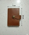 Hakiki Deri Akordiyon Cüzdan Kartlık
