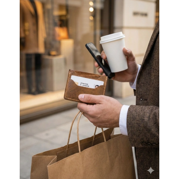 Hakiki Deri Cüzdan Kartlık