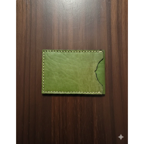 Hakiki Deri Cüzdan Katlanır Kartlık