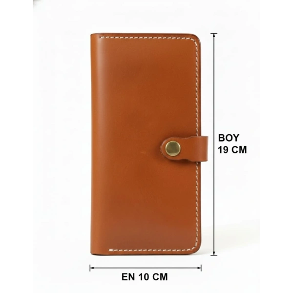 Hakiki Deri Kadın Cüzdan Bozuk Para Kartlık ve Kağıt Para Gözlü