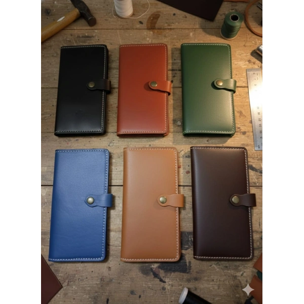 Hakiki Deri Kadın Cüzdan Bozuk Para Kartlık ve Kağıt Para Gözlü