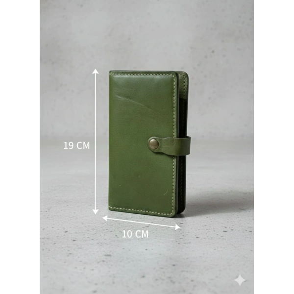 Hakiki Deri Kadın Cüzdan Bozuk Para Kartlık ve Kağıt Para Gözlü