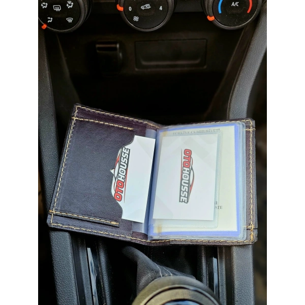 Hakiki Deri Ruhsatlık Erkek Kadın Cüzdan