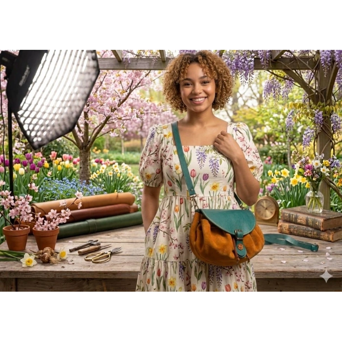 Hakiki Deri El İşçiliği El Çantası / Cüzdan