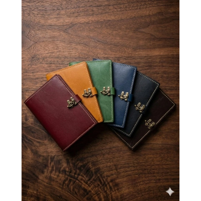 El Yapımı Deri Tablet Organizer Kılıfı – 8.5 İnç Tablet Uyumlu