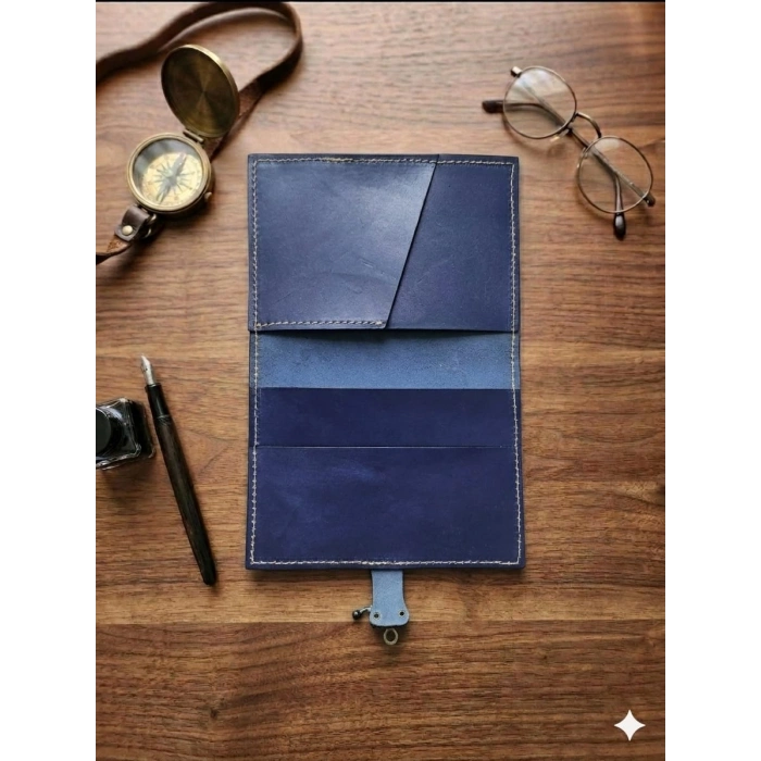 El Yapımı Deri Tablet Organizer Kılıfı – 8.5 İnç Tablet Uyumlu