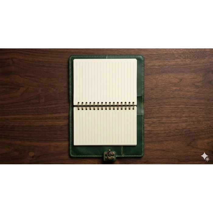 El Yapımı Deri Tablet Organizer Kılıfı – 8.5 İnç Tablet Uyumlu
