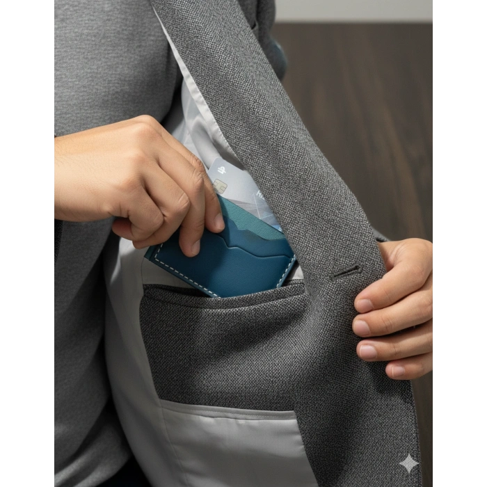 Hakiki Deri Cüzdan Kartlık