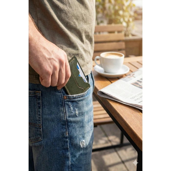 Hakiki Deri Cüzdan Kartlık