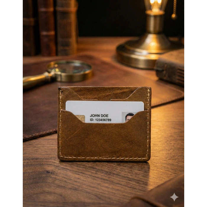 Hakiki Deri Cüzdan Kartlık