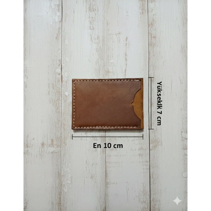 Hakiki Deri Cüzdan Katlanır Kartlık