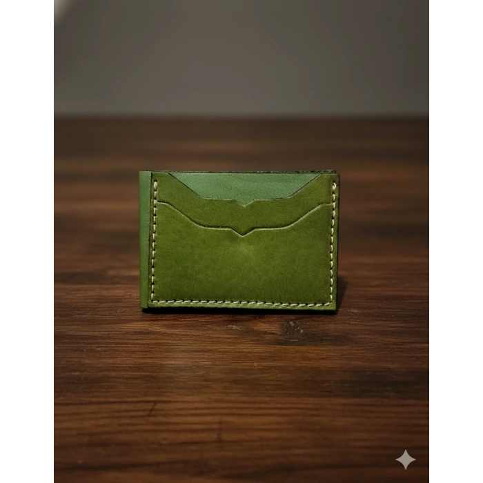 Hakiki Deri Cüzdan Katlanır Kartlık