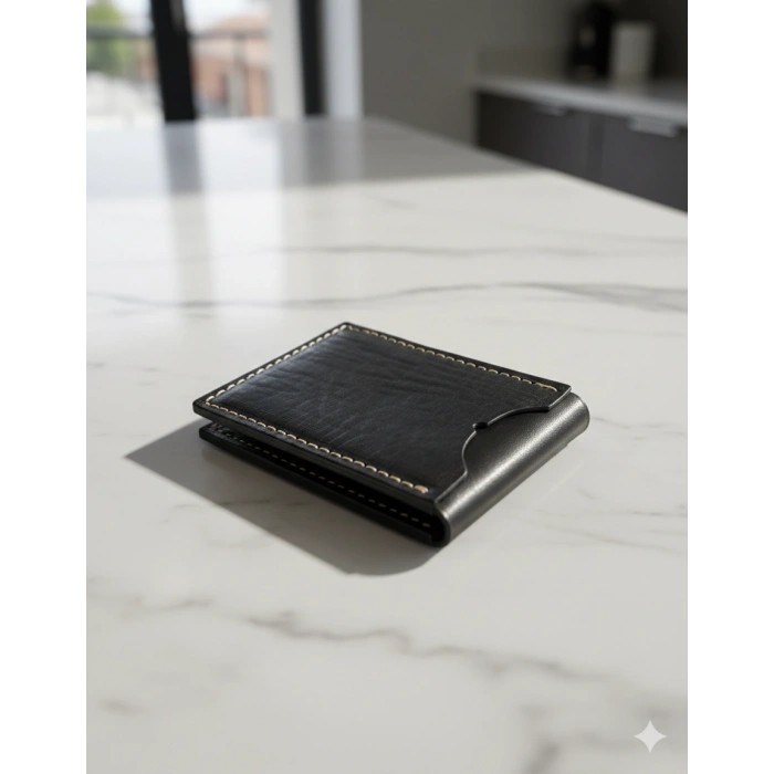 Hakiki Deri Cüzdan Katlanır Kartlık