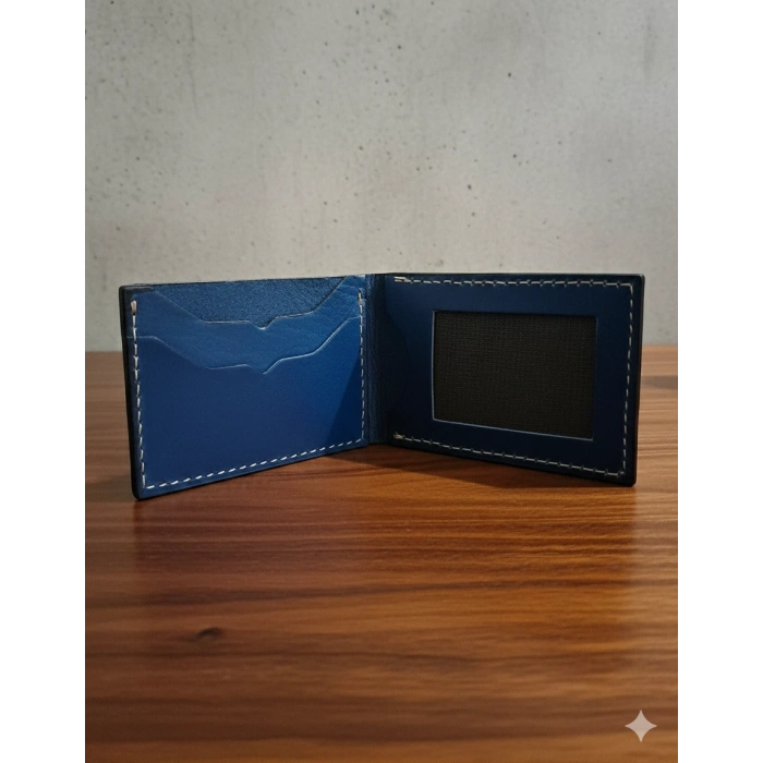 Hakiki Deri Cüzdan Katlanır Kartlık