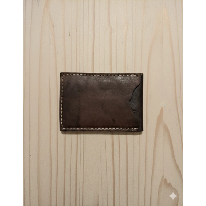 Hakiki Deri Cüzdan Katlanır Kartlık