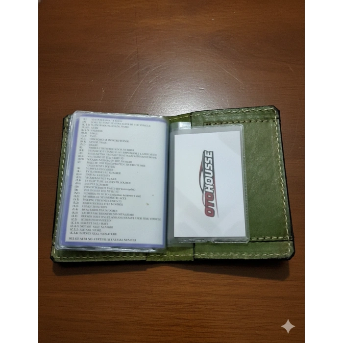 Hakiki Deri Ruhsatlık Erkek Kadın Cüzdan