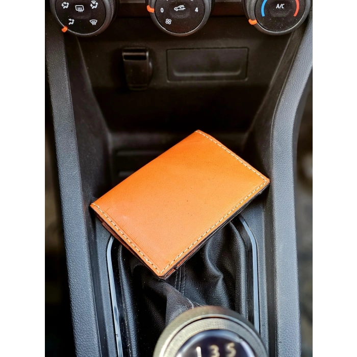 Hakiki Deri Ruhsatlık Erkek Kadın Cüzdan