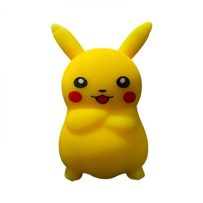 Pikaçu Tasarımlı Squishy - 12li Paket - Yumuşak Oyuncak
