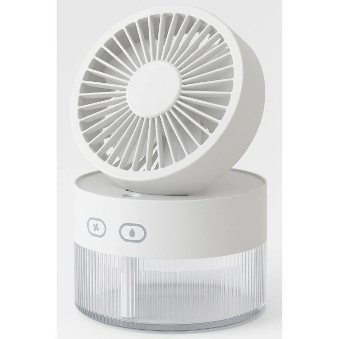 Su Spreyli Katlanır Başlıklı USB Mini Fan
