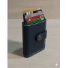 Hakiki Deri Mekanizmalı Akıllı Cüzdan Kartlık