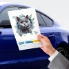 Fulcar Kedi Tasarımlı Araç Stickerı